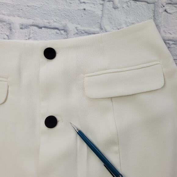 Chrissy Teigen x Revolve Josiah White Button Front Skirt size Small - Picture 10 of 10